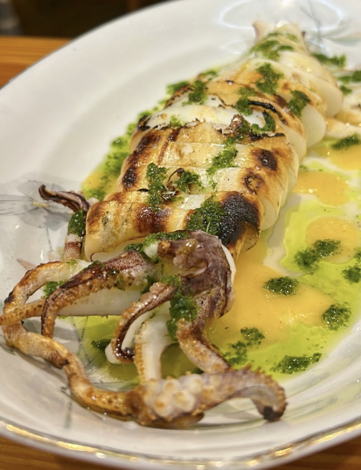 Pulpo a la brasa, Restaurante La Rueda Chulilla
